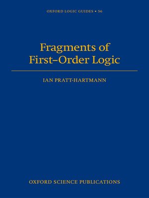 cover image of Fragments of First-Order Logic